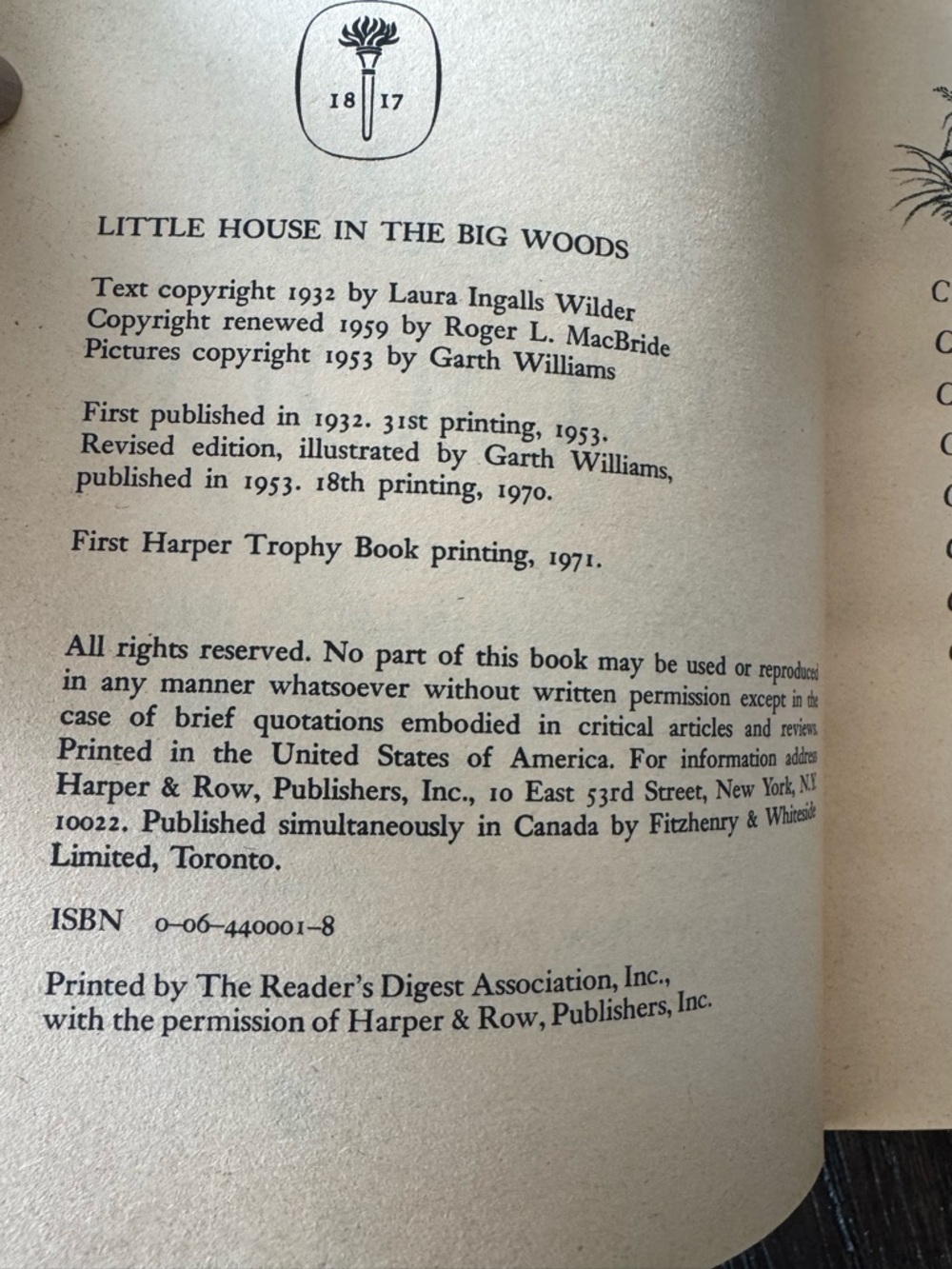 Little House Book Set 9 Laura Ingalls Wilder Harper Trophy 1971 Blue Lot - Picture 8 of 12